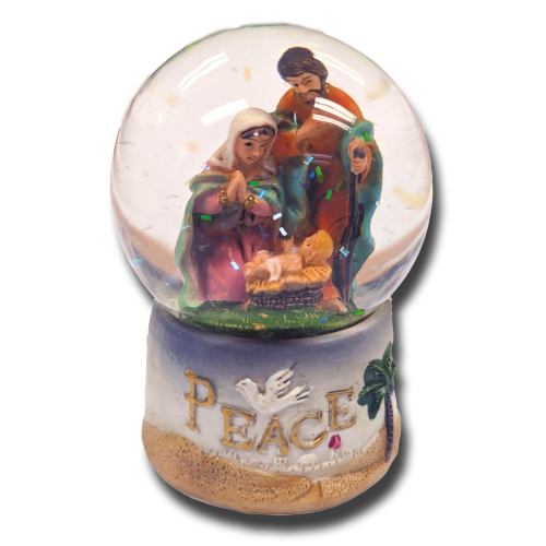 Peace Resin Snow Globe