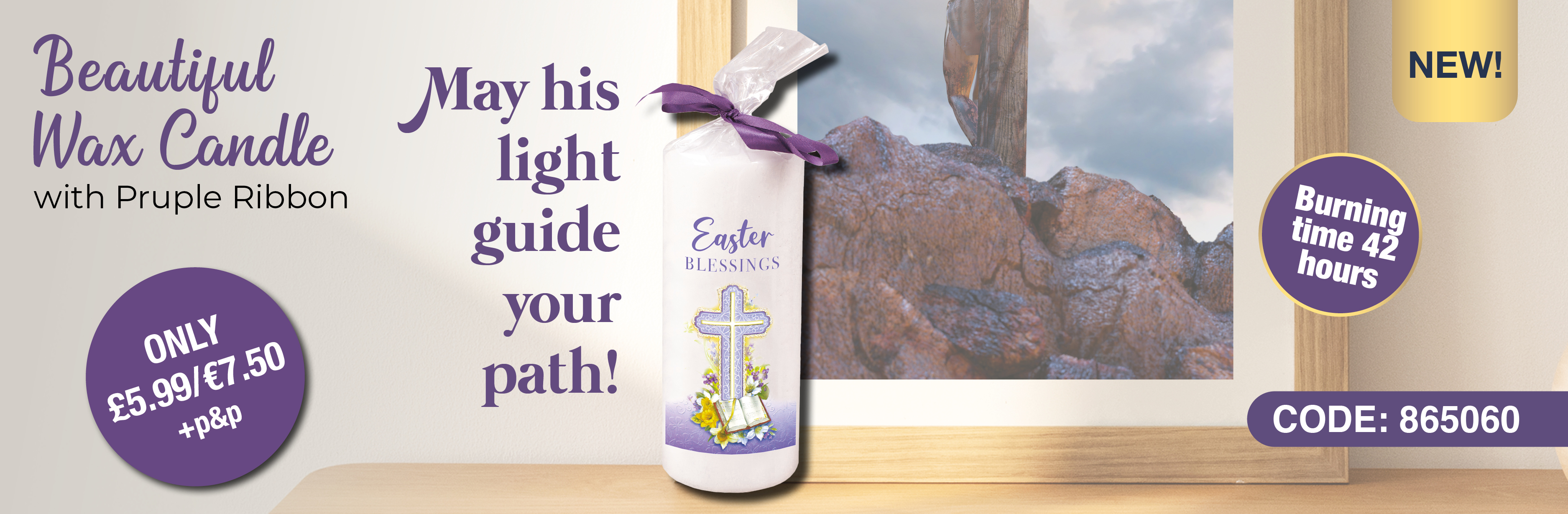 Easter Blessing Candle Easter Blessing Candle