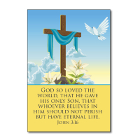 Easter Magnet- Cross Design